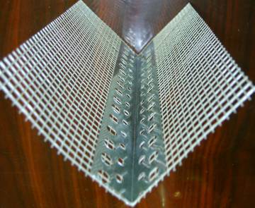Fiberglass mesh-PVC corner with mesh